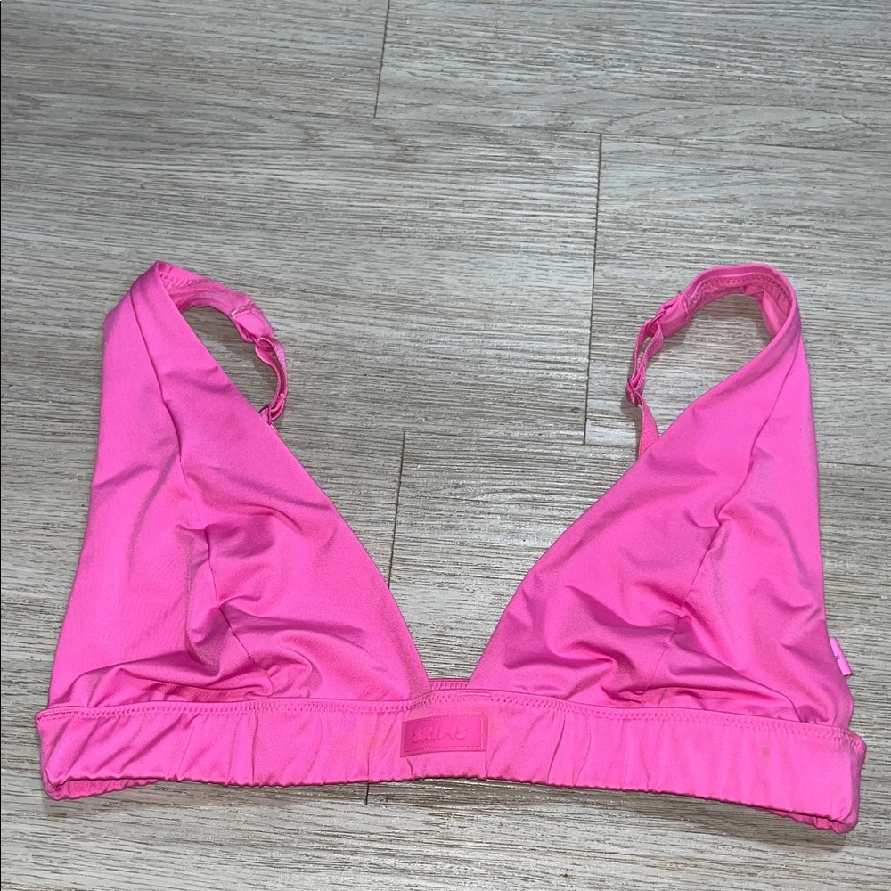 SKIMS Neon Pink Bikini Top XL
